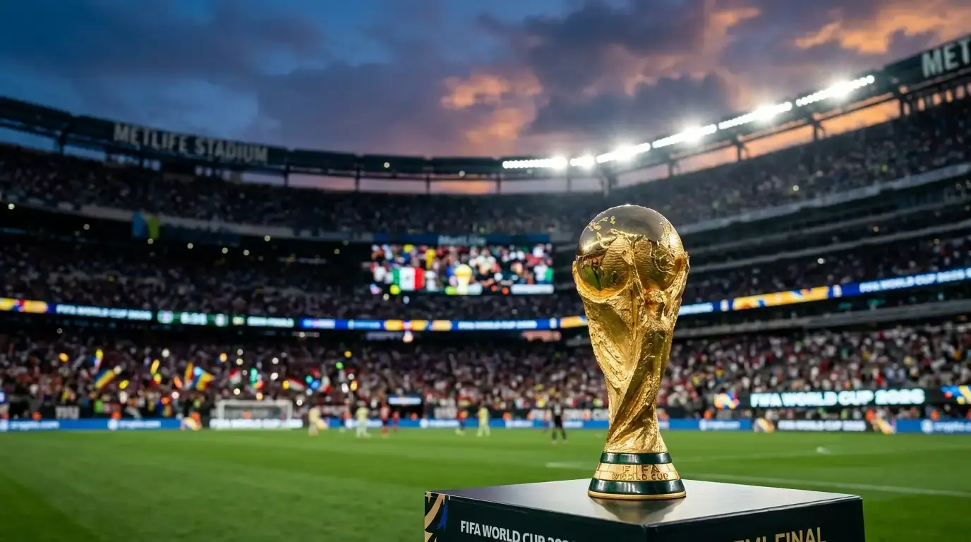 Trofej Svjetskog prvenstva i grafika polufinalnog ždrijeba SP-a 2026.